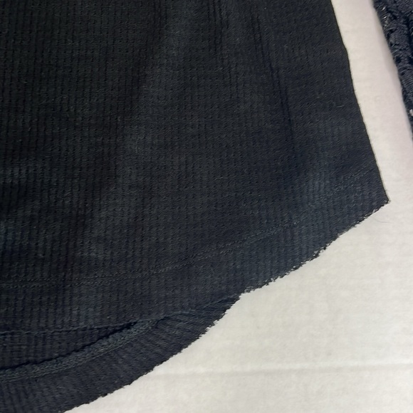 FREE PEOPLE SWEETEST THING LACE SLEEVES THERMAL TOP SMALL - Picture 14 of 16